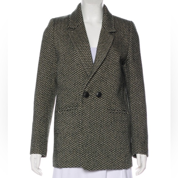 Anine Bing Madeline Fishbone Blazer - Picture 2 of 11